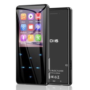 ODEJOI 64GB MP3�v���[���[ Bluetooth 5.3���� ���C�����X �|�[�^�u�����y�v���[���[ ���F�m�C�Y�Ή� �X�s�[�J�[���� ���X���X���� 2.4�C���`���� �����{�f�B FM���W�I�^�^���^�V���b�t���Đ�/