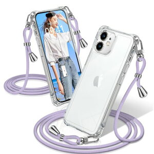 XIOYATY �p�� iPhone 11 �P�[�X �N���A �V�����_�[ �A�C�t�H��11 �J�o�[ �ϏՌ� �X�}�z�P�[�X ���� �D��X�g���b�v�t�� ������ ��|�� �R�t�� ��|�� �΂߂��� �N���X�{�f�B ���ړI�L�����[ �t