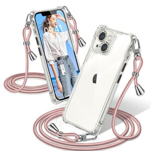 XIOYATY �p�� iPhone 13 mini �P�[�X �N���A �V�����_�[ �A�C�t�H��13 mini �J�o�[ �ϏՌ� �X�}�z�P�[�X ���� �D��X�g���b�v�t�� ������ ��|�� �R�t�� ��|�� �΂߂��� �N���X�{�f�B ���ړI�L��