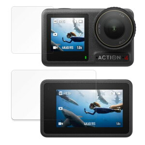 FILMEXT �t�B���� DJI Osmo Action 4 (2�_�Z�b�g) ������ �ی�t�B���� ���{�� �ȖʑΉ� ���˒ጸ TAKD00157