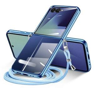 Galaxy Z Flip 7 �P�[�X �N���A �V�����_�[ galaxy z flip 7 �X�}�z�P�[�X �M�����N�V�[ Z �t���b�v7 �J�o�[ ���|�� �΂߂��� ��|���P�[�X ���� TPU �ϏՌ� ���^ �y�� �R�t�� �΂߂��� �D��X�g���b