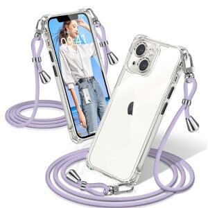 XIOYATY �p�� iPhone 13 mini �P�[�X �N���A �V�����_�[ �A�C�t�H��13 mini �J�o�[ �ϏՌ� �X�}�z�P�[�X ���� �D��X�g���b�v�t�� ������ ��|�� �R�t�� ��|�� �΂߂��� �N���X�{�f�B ���ړI�L��