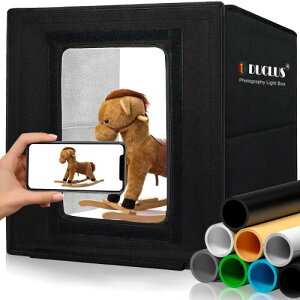 DUCLUS Be{bNX 30cm Beu[X ܂肽݁ALight Box Ȉ ʐ^X^WI \120LEDCgA8wi iBepLbg