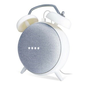 �G���R�� Google Home Mini �p ClockStand �N���b�N �X�^���h �z���C�g AIS-GHMCLWH