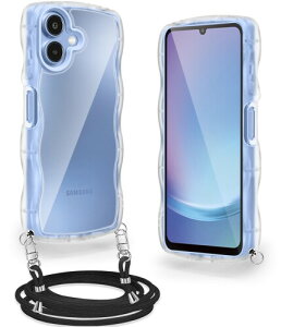 Galaxy A25 5G �p �P�[�X �N���A �V�����_�[ �X�g���b�v�t�� SC-53F �p �J�o�[ �ϏՌ� �M�����N�V�[A25 5G �X�}�z�P�[�X ���� ���|�� �΂߂��� �R�t�� ��|���P�[�X ���������\ ���O���\ (