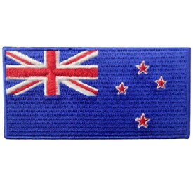 ニュージーランドの旗刺繍入りアイロン貼り付け/縫い付けワッペン