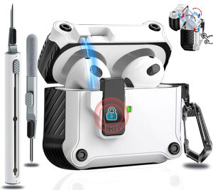 OJBSEN Airpods 4 P[X AirPods4 P[X 2024 (USB-C) Ή SbNt {^ GA[ۂ 4 Jo[ N[i[Lbgt Magsafe CX[dΉ LEDCg G