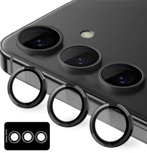 Kakuki for Galaxy S24 FE p JtB MNV[S24 FE JیtB ^ KX ϏՌ Ɨ^ IoI[o[h~ A~ JJo[ (ubN)