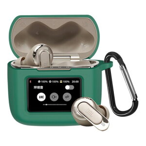 YAODLE For JBL TOUR PRO 3 �P�[�X �Ή� TOUR PRO 3 ��p�ی�J�o�[ �t��V���R���ی�P�[�X �ϏՌ��� �h���h�o �y�ʏ��^ �����h�~ �����[�d�\ �j�����p �J���r�i�t���i�O���[��)