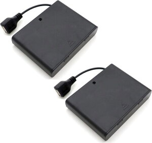 I[fBIt@ dr{bNX USBo͑Ή ON/OFF XCb`t USB-A P[u X P3dr 6{ 1.5V 9V 1.2V 7.2V LR6 PO o͗p P[X (2P)