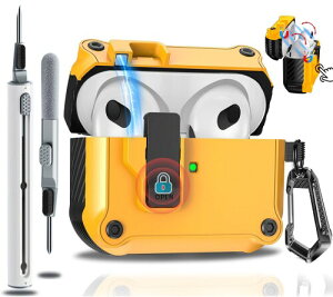 OJBSEN Airpods 4 P[X AirPods4 P[X 2024 (USB-C) Ή SbNt {^ GA[ۂ 4 Jo[ N[i[Lbgt Magsafe CX[dΉ LEDCg G