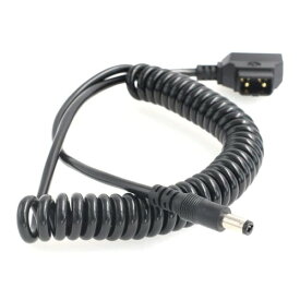 SZRMCC Anton-Bauer d tap to DC 5.5 x 2.1mm Coiled Power Cable for Atomos Shogun Inferno KiPRO LCD Monitors (Straight DC2.1mm)