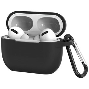 BUITFOU For Airpods Pro 3 �P�[�X(2025) �G�A�[�|�b�Y�v���ی�P�[�X �V���R���� �����h�~ �L�Y�h�~ �ϏՌ� �h�o �y�� �����[�d�\ �J���r�i�t�� �����h�~(�u���b�N)