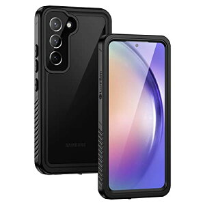 Lanhiem Galaxy A54 5G 防水ケース SC-53D SCG21カバー 完全防水 IP68米軍規格 指紋認証 タッチ可 耐衝撃 滑り止め 防塵 防雪 水中撮影 ワイヤレス充電サポート超軽量 薄型 透明 付け外し簡単 全面