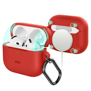 ESR AirPods 4 P[X (HaloLock) AirPods 4 P[X (2024) (USB-C) Ή MagSafe Ή JritSh~Jo[ CloundV[Y bh