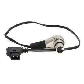 SZRMCC デジタル一眼レフカムコーダーLEDフラッシュライトARRIAlexaカメラモニター用XLR4ピンメス電源ケーブルへのDタップ (Straight Cable)