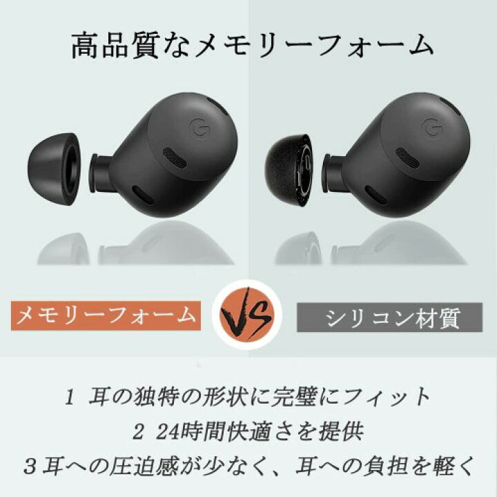 楽天市場】Miimall Google Pixel Buds Pro イヤーピース グーグル 