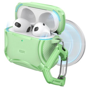 ESR AirPods 4P[X (HaloLock) AirPods 4 P[X(2024) (USB-C) Ή MagSafe Ή ͗h~ }OlbgW CyberV[Y CgO[