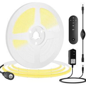 COB e[vCgLEDXgbvCgtLVu 5mm x BꂽLEDe[vCg3.5m 320LEDs/m F6000K DC12Vd {PSEF؍ς݂ł̂+Rg[[C 180°CRI>=90ʃe[v