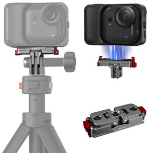 Insta360 Go Ultra �J���� �p �N�C�b�N�����[�X�}�E���g ���C�A�_�v�^�[ �A���~������ �܂肽���� 1/4�l�W �J�����}�E���g ����~�� �U���z��