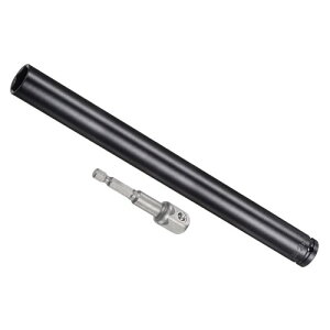 CoCud ディープインパクトソケットセット 21mmソケット 12"長 1/2"ドライブ CR-V 6点ドライブソケットアクセサリーセット 1/37"ソケットアダプター付き - 電動ドリルドライバーに適用