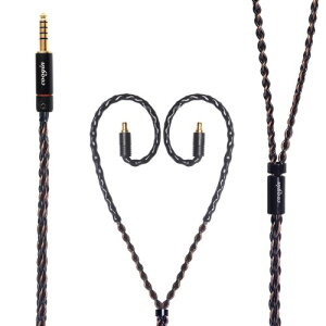 cooyin ���P�[�u�� �C���z�� �P�[�u�� OCC 8�c �P�������Ƌ⃁�b�L�P������ Sennheiser�p ie500pro�Aie400pro�Aie100pro���ɓK�� 4.4mm �X�g���[�g�^