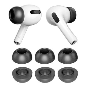 NWYRJO AirPods Pro �C���[�s�[�X ��1 & ��2���� �Ή� �����p �C���[�`�b�v �E���^���� ���C�K�[�h �t�B�b�g�� �m�C�Y�ጸ �������� �_�炩�� �Չ��� �E���h�~ �[�d�P�[�X�Ƀt�B�b�g 3�y�A(L �T