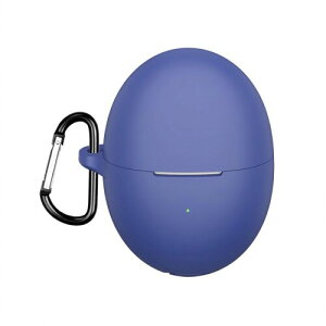 ANYOI �Ή� Huawei FreeBuds 6 �P�[�X �t��V���R���f�� �y�� �L�Y�h�~ �X���� �ϏՌ� �h�o �����h�~ �_�炩�� LED�� ���C�����X�[�d�Ή� �J���r�i�t��(�u���[)