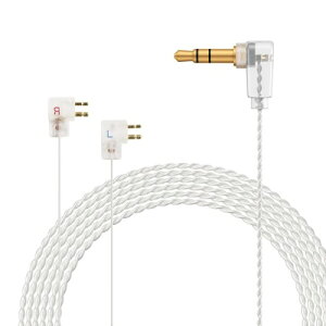 OKCSC Aurora ���P�[�u�� Etymotic�p ER4P �C���z���P�[�u�� 3.5mm�ڑ� 2�c �����xOFC�⃁�b�L ER4P�EER4B�EER4S�EER4PT�EER6I�ȂǂɓK�� ����120cm �ɍ׃^�C�v