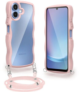 Galaxy A25 5G �p �P�[�X �N���A �V�����_�[ �X�g���b�v�t�� SC-53F �p �J�o�[ �ϏՌ� �M�����N�V�[A25 5G �X�}�z�P�[�X ���� ���|�� �΂߂��� �R�t�� ��|���P�[�X ���������\ ���O���\(
