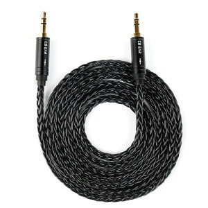 KBEAR AUX08 Plus AUX�P�[�u�� 8*14��/112�R�A �����x8�c4N���_�f���⃁�b�L 22AWG �n�C�t�@�CAUX�P�[�u�� �q��O���[�h�̃A���~�j�E������CNC+�z�Ɏ_������ �d���Ȓ��ቹ/4.4����3.5 �����̌���m�[