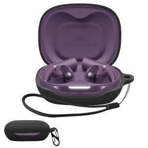 JIAYJP For JBL Sense Pro �p �P�[�X �J�o�[�y�� ���^ ����~�� ���[�J�o�[ �S�ʕی� �[�d�֗� JBL Sense Pro �ی�P�[�X (�u���b�N)