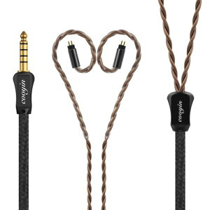 cooyin CYH ���P�[�u�� 2Pin 0.78mm �P�[�u�� �C���z�� 4�c �P������ Litz�҂ݍ��ݍ\�� �i�C�����O�� FIIO�p Bqeyz�p FH1s/JH3/Topaz/Autumn/Winter�ȂǂɂɓK�� �X�g���[�g�^ 4.4mm
