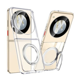 weiaoluo �X�}�z�P�[�X ZTE Nubia Flip 5G / Libero Flip 5G �p�� �����O�t���N���A�P�[�X �ی�V�F�� ���傤���� �X�^���h�@�\ 360°��]�\ �X�}�z �L�b�N�X�^���h �w��h�~ �]�|�h�~ ���ׂ�ǂ� �y