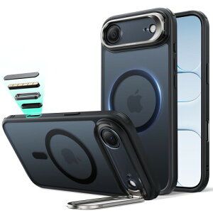 ESR iPhone Air �P�[�X MagSafe�Ή� 3�{�ČRMIL�K�i �J�����R���g���[���J�o�[ �B��X�^���h �����\ 2�w�\���J�����ی� ���C�����X�[�d �G�A�K�[�h�R�[�i�[ �ϏՌ� ���h�~ �y�� �}�O�l�b�g�X