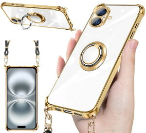weiaoluo iPhone 16 plus P[X NA lbN Ot V_[ ACtH16 plus P[X ϏՌ iPhone16 plus gуJo[op[ tpu ^ y^ 360x] X}zP[X Xgbvz[