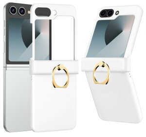 PAILAIMEN Galaxy Z Flip6 �P�[�X �����O�t�� Samsung �M�����N�V�[Z �t���b�v6 �P�[�X �C�菝�h�~ �X�^���h�@�\ Z Flip6 �J�o�[ �y�� �ϏՌ� galaxy z flip6 �X�}�z�P�[�X PC�f�� ��p �J�o�[ �w�ʂɕی�