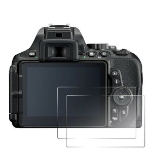 2���Z�b�g �X�N���[���v���e�N�^�[ �݊� Nikon D5600 D5500 D5300 �Ή� 9H�d�x �����K���X �t���ی�t�B���� �f�W�^���J���� �A�N�Z�T���[ ���h�~ �w��h�~