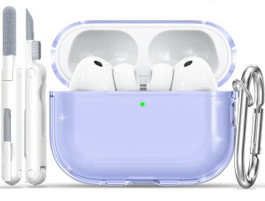 RFUNGUANGO Airpods Pro ��3���� �ی�P�[�X �\�t�gTPU ���� �N���[�j���O�L�b�g�t�� �L�[�`�F�[���t�� AirpodsPro3 �ی�P�[�X�ɍœK �j�����p�p�[�v��