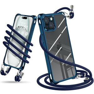 iPhone 15 Plus �P�[�X �V�����_�[ �N���A iPhone15 Plus �X�}�z�P�[�X �A�C�t�H��15Plus �J�o�[ ���|�� �΂߂��� ��|���P�[�X �ϏՌ� ���� TPU ���^ �y�� �g�уP�[�X �R�t�� �΂߂��� �D��X�g���b