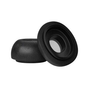 �I�E���e�b�N Apple AirPods Pro�p �ᔽ���C���[�s�[�X ���R��h�~ SAMU Foam tips 3�y�A���� �u���b�N �X���[�� OWL-FTAS-BK