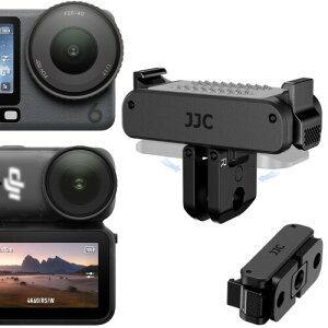 JJC DJI Osmo Action 6 & Osmo Nano �p ���C �N�C�b�N�����[�X�}�E���g �}�O�l�b�g�� �A�b�v�O���[�h�� �N�C�b�N�����[�X�A�_�v�^�[ �������Ή� 1/4�l�W�� �y�� �ϋv�� �h�� �O�r�� ���B��_ �A�N