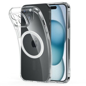 ESR iPhone 15 �P�[�X MagSafe�Ή� ���΂ݖh�~ �ČRMIL�K�i �ϏՌ� iPhone15 �P�[�X ���C�����X�[�d �����ӂ���15�P�[�X ���ɋ����w�� �w��h�~ �X�g���b�v�z�[���t�� Zero�V���[�Y �N���A