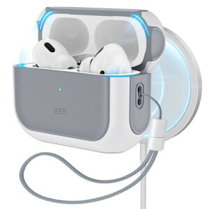 ESR AirPods Pro2 P[X MagSafeΉ AirPods Pro 2/1 i2023/2022/2019jp HaloLockځiUSB-C/LightningP[uΉjAϏՌAnCubhیACtWAOrbit HybridiO[E