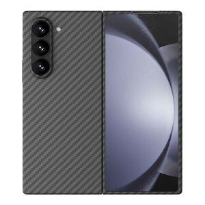 Sisyphy Galaxy Z Fold 6 ケース アラミド繊維 カーボン風 ギャラクシ ケース極薄0.64mm 超軽量16g 耐衝撃 マット(黒)