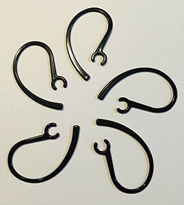 Sound Wave5 jo[TfUC ^ u[gD[X̃C[tbN 7mm  ubN Black Universal Design Bluetooth Headset Earhook Ear Hook Loop Earloop Clip 7B (F)