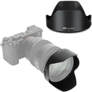 JJC �\�j�[ ALC-SH141 �݊� �����Y�t�[�h �\�j�[ FE 24-70mm F2.8 GM �����Y �Ή� SEL2470GM�p �����Y�t�[�h �t�� �����Y�ی� �G���h�~ �U82mm�t�B���^�[�ƃ����Y�L���b�v�̑����e���Ȃ� �B�e���ʂ�