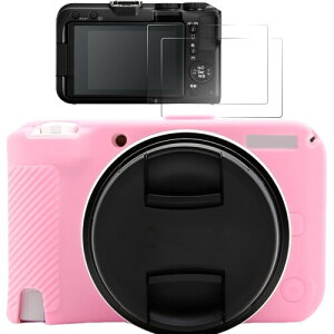 �ی�p�J�����P�[�X �݊� Canon EOS R50 V �Ή� �J�X�^���t�B�b�g�A�N�Z�T���[ 2���̃X�N���[���v���e�N�^�[�t�� �\�t�g�V���R���X���[�u ����~�߁����h�~ (�s���N)