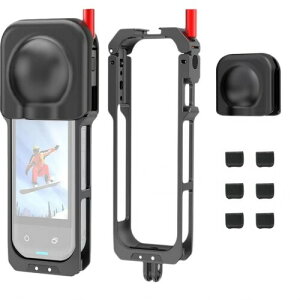 Insta360 X5 Ή J gP[W A~P[W+VRYveN^[ 1/4̃lW fA CX^360 X5pیP[X ANZT[ Zbg