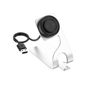 (RuenTech)対応Amazfit Active Edge A2212/Active A2211/Bip5 Unity/Bip5/GTR mini/GTS4 Mini/Bip3 Pro/Bip3/GTS2/GTR2/GTS2 Mini/GTS 2eスマートウォッチ充電器1.5m長磁気吸引充電ケーブル付き充電スタンド 高耐久・滑り止め